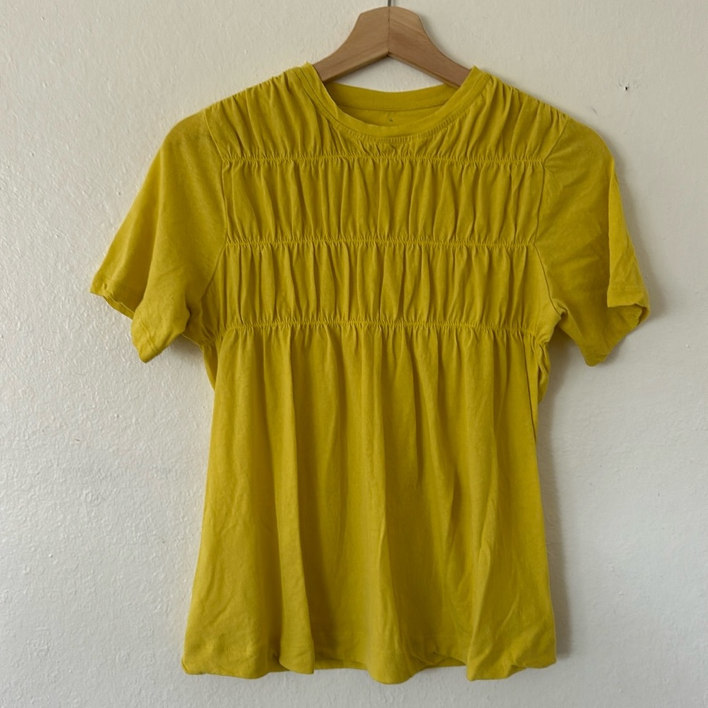 Everlane Yellow Short Sleeve Tee